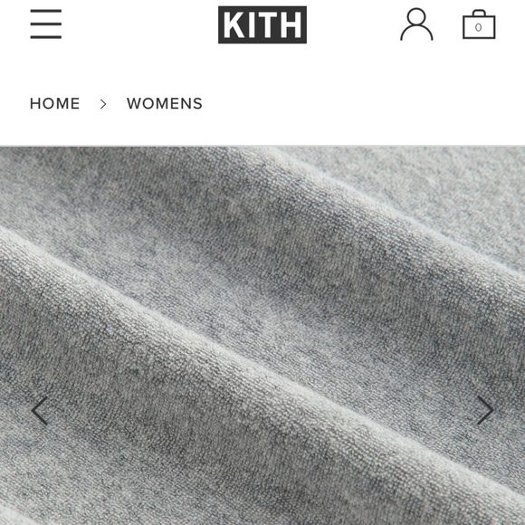 Kith Women Doyers III Towel Terry Pant Medium Zip Fly Drawstring Ankles NWT - Picture 5 of 11